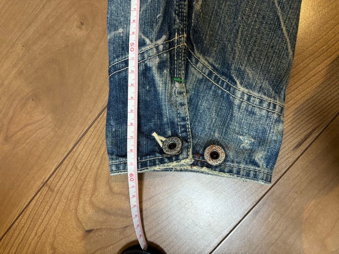 や*ぺ様 30s〜40s カバーオール　月桂樹ドーナツボタン　メーカー不明