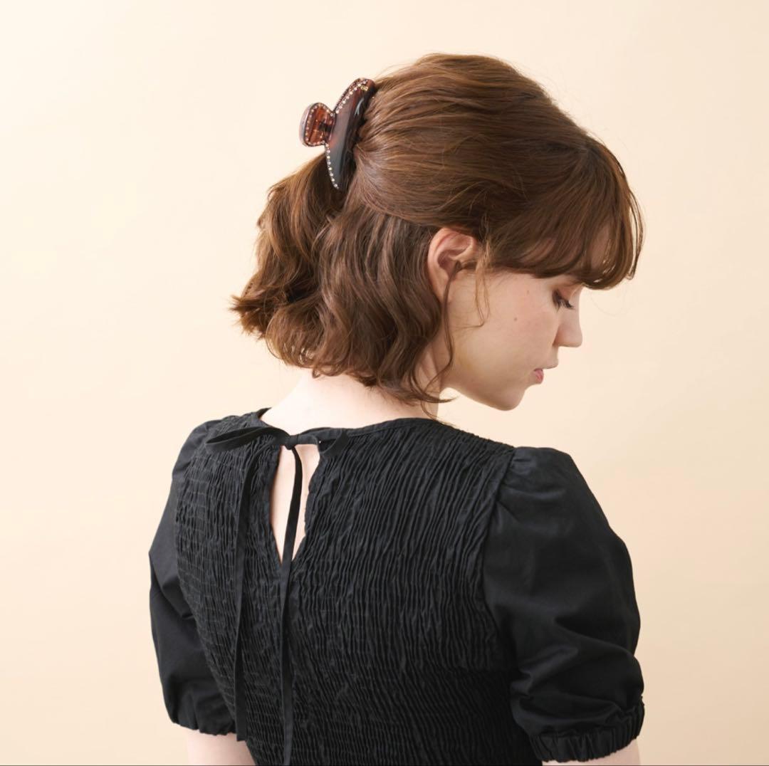 【新品未使用】アレクサンドル ドゥ パリ 新作 Mクリップ ブラウン