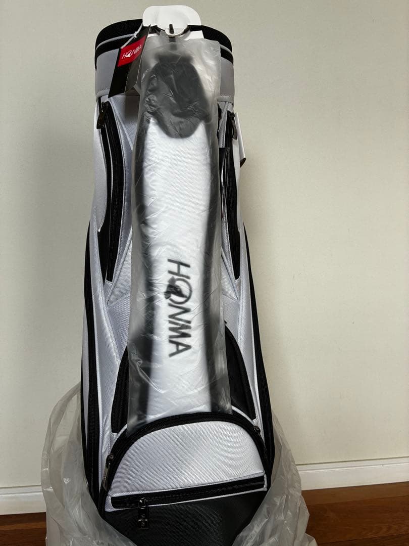 HONMA キャディバッグ ブラック/ホワイト