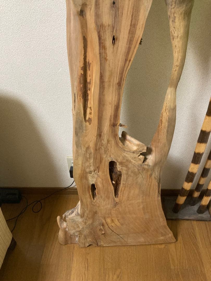 ケヤキの一枚板　ケヤキの天然無垢一枚板　自然乾燥材　DIY用
