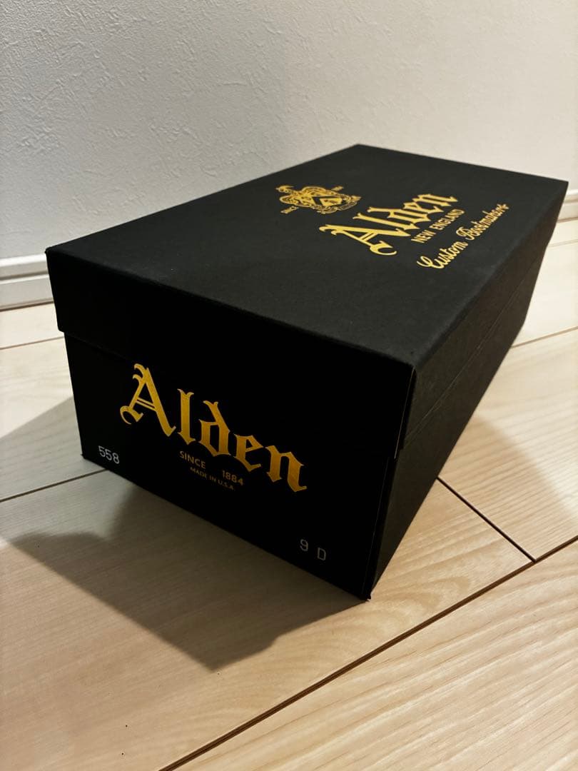 9D ALDEN 558 オールデン キャップトゥ カーフ ストレートチップ