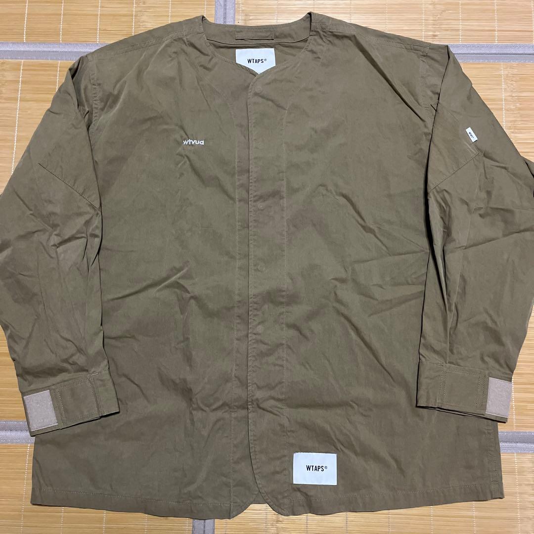 22aw WTAPS クロスボーン　SCOUT NYCO. TUSSAH シャツ