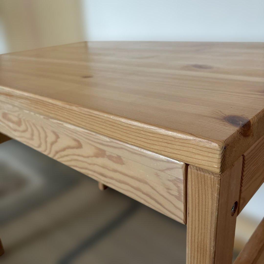 無印良品 パイン材デスク デスクワゴンセット1