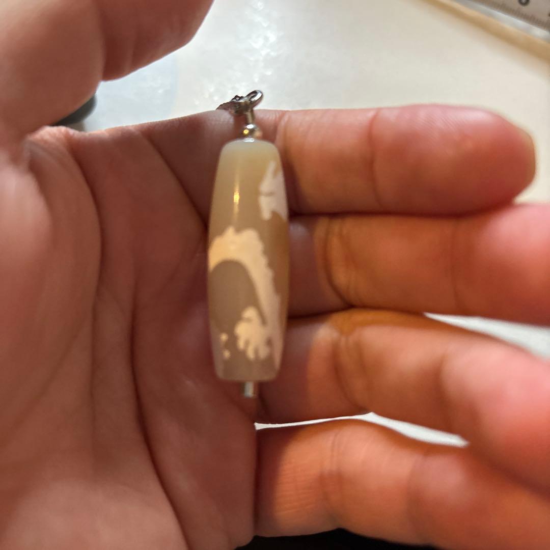 模様がくっきり！白龍神天珠様！パワー強ーい！