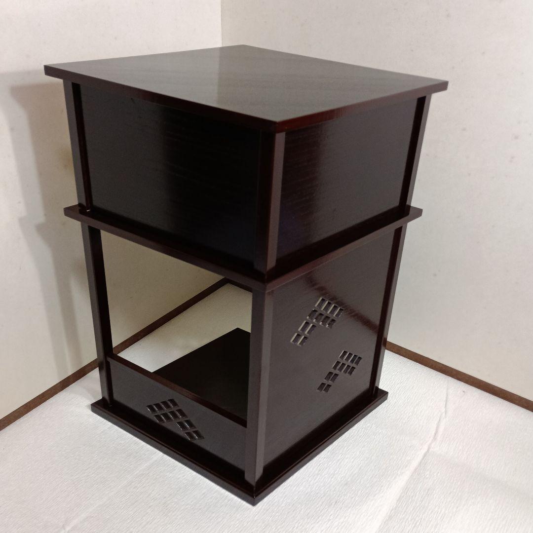 茶道具　徒然棚　裏千家淡々斎好写し　平安光入造　組立式　共箱