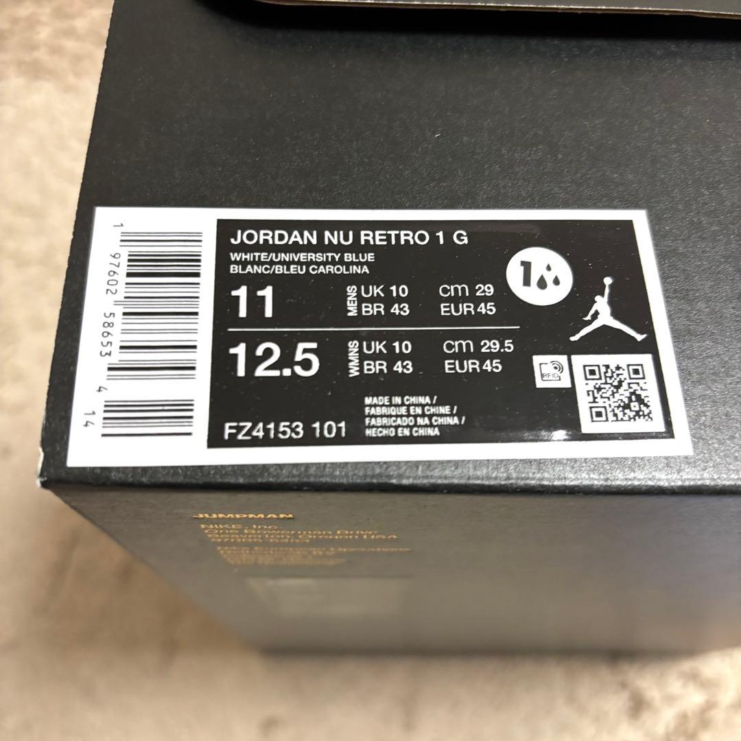 【新品未使用】 エアジョーダン ゴルフシューズ NU レトロ 1 G 29.0