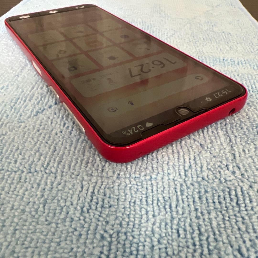 BASIO active SHG09 スマートフォン 本体 レッド