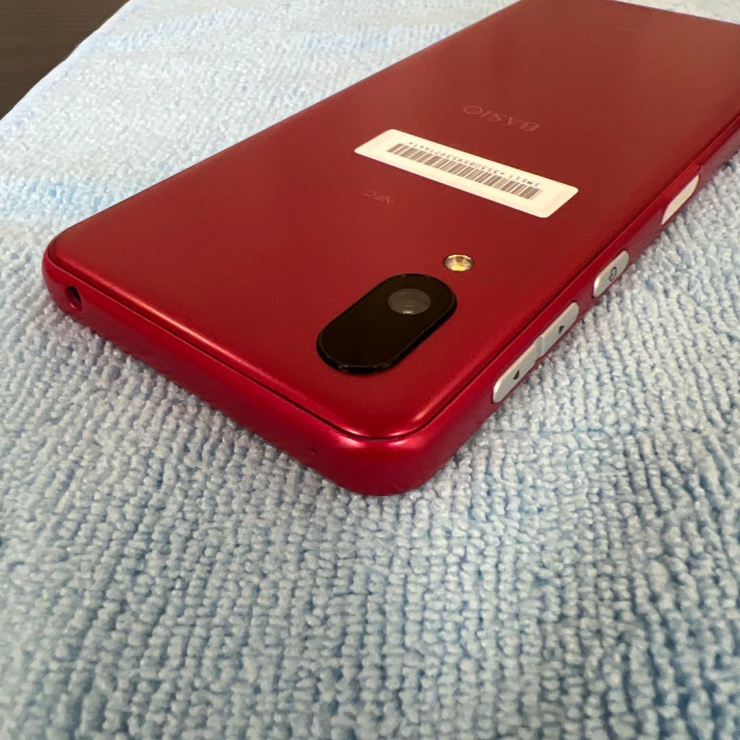 BASIO active SHG09 スマートフォン 本体 レッド