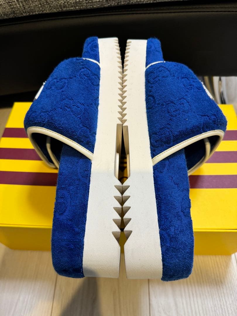 購入証明書付きGUCCI × adidas コラボ サンダル 26〜26.5cm