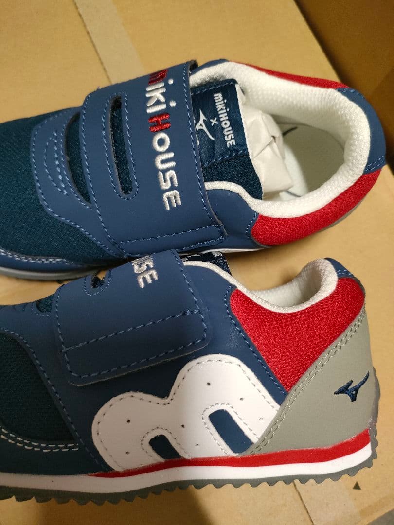 ⭐*︎様 mikihouse ミキハウス　ミズノコラボ キッズシューズ 未使用