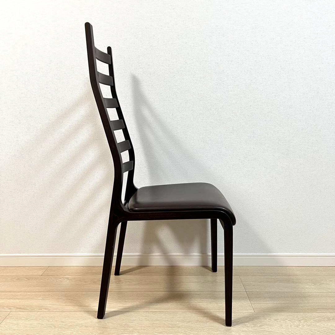 (て34)Tendo 天童木工 菅沢光政 ラダーバックチェア ダイニングチェア