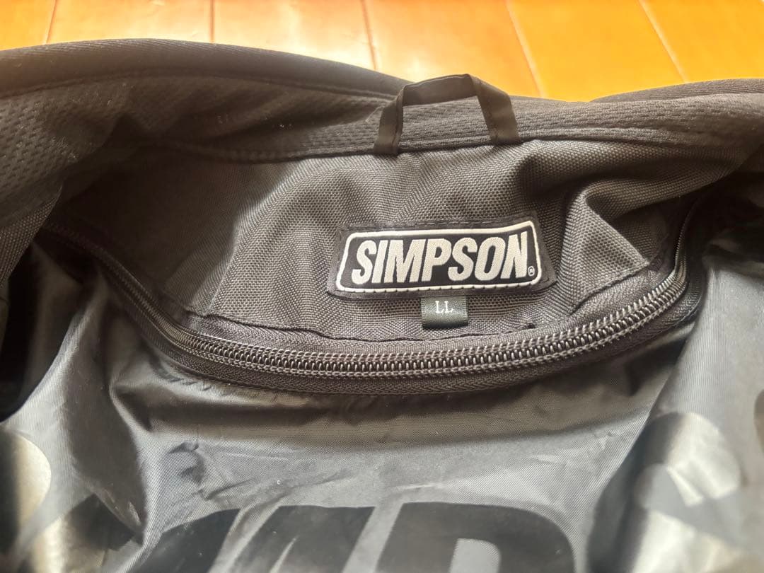 SIMPSONオリジナルレースジャケット LL 黒