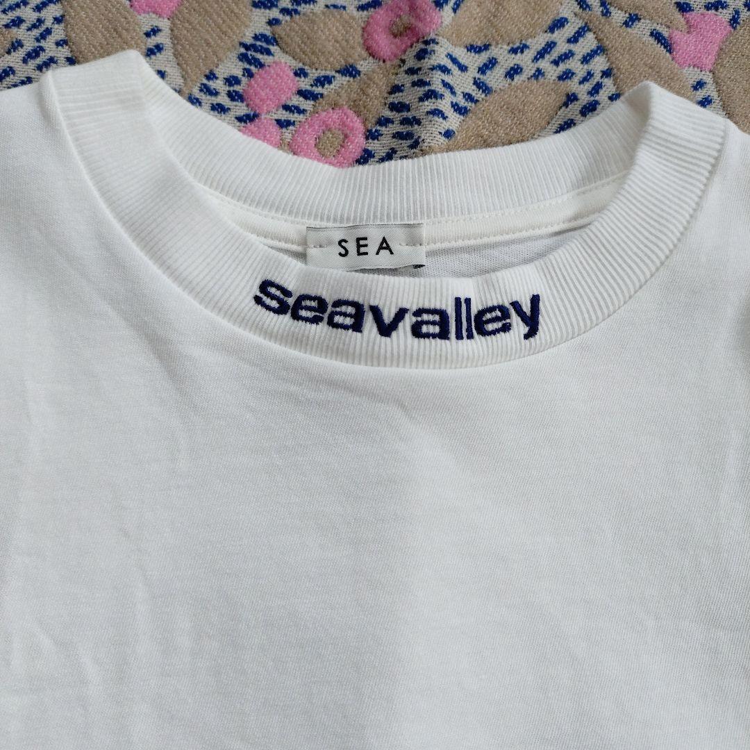 SEAVALLEY スケーターL/S TEE 0 WHITE Tシャツ ロンT