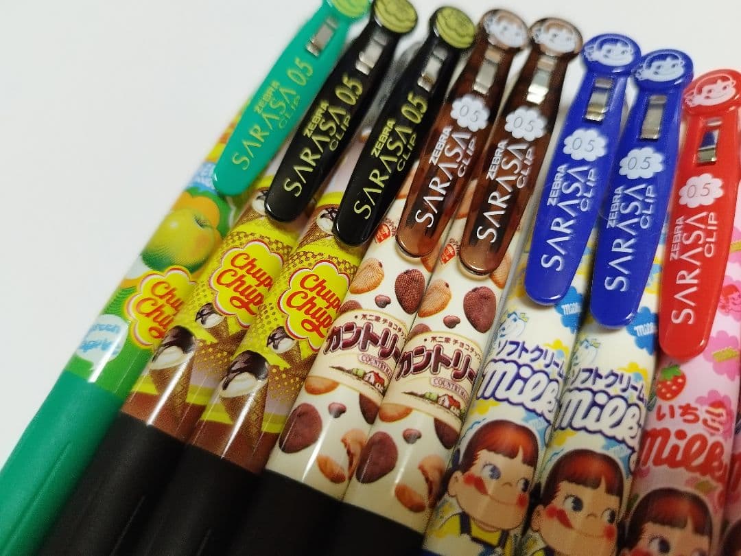 SARASA サラサクリップ ペコちゃん・チュッパチャプス