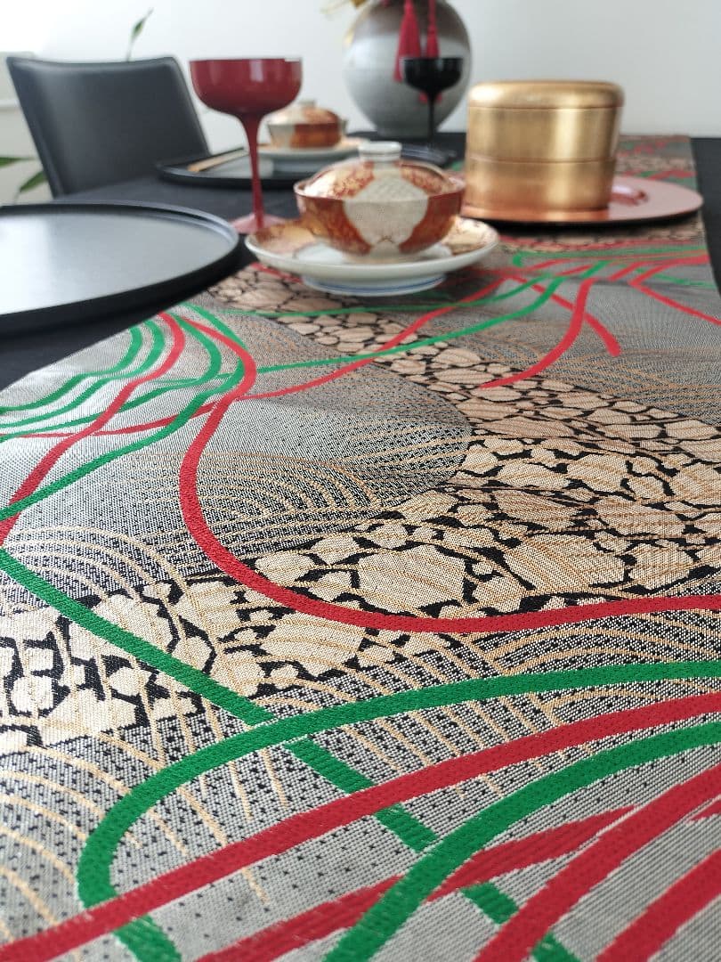 A960★逸品‼️全通帯‼️ひな祭り‼️テーブルランナー2m15cm