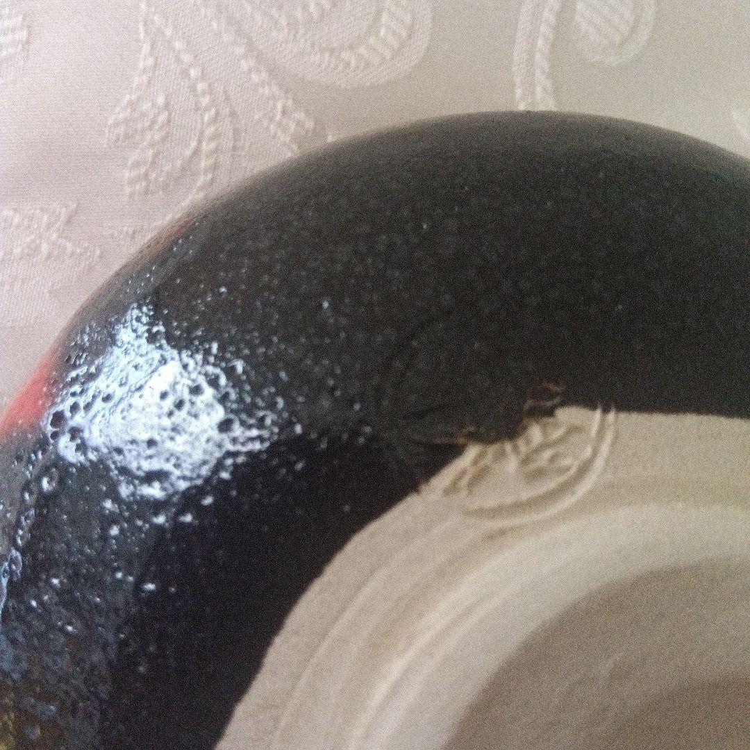 楽七造り　黒楽茶碗　在銘　茶道具　美品　 木箱付き