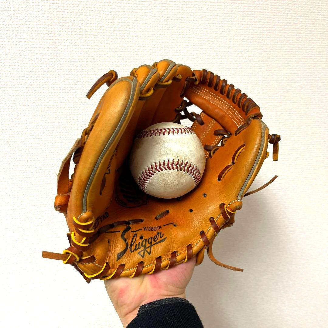 842 スラッガー 型抜群 硬式兼軟式 少年 内野手用グローブ 左投げ