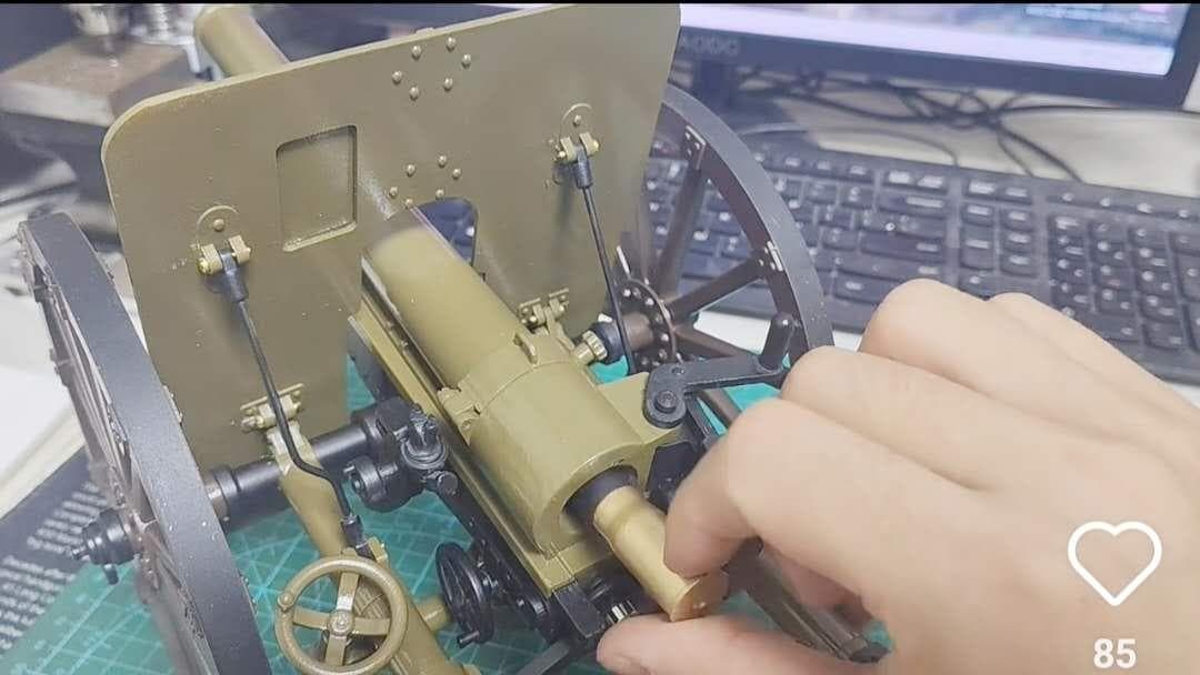 四一式山砲模型　1/6スケール　手作　新品