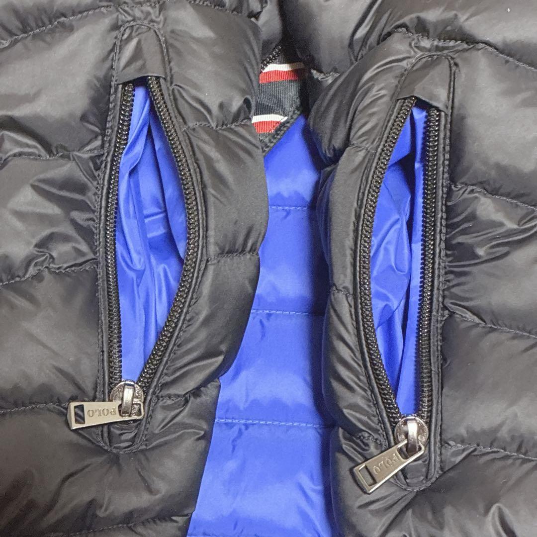 ラルフローレン　ダウンジャケット　ライトダウン　ブラック　黒　収納袋付