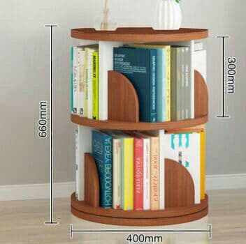 簡易本棚の本棚を回転させます