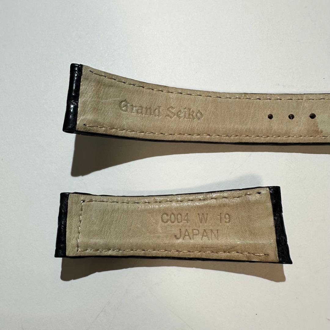 SEIKOグランドセイコー 純正 マット クロコダイルベルト