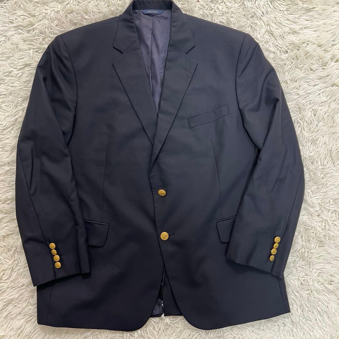 ブルックスブラザーズ テーラードジャケット 紺ブレ マディソン ロロピアーナ