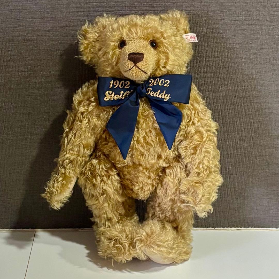 シュタイフ 100周年記念 センテナリーテディベア2002 限定品 グロウラー付