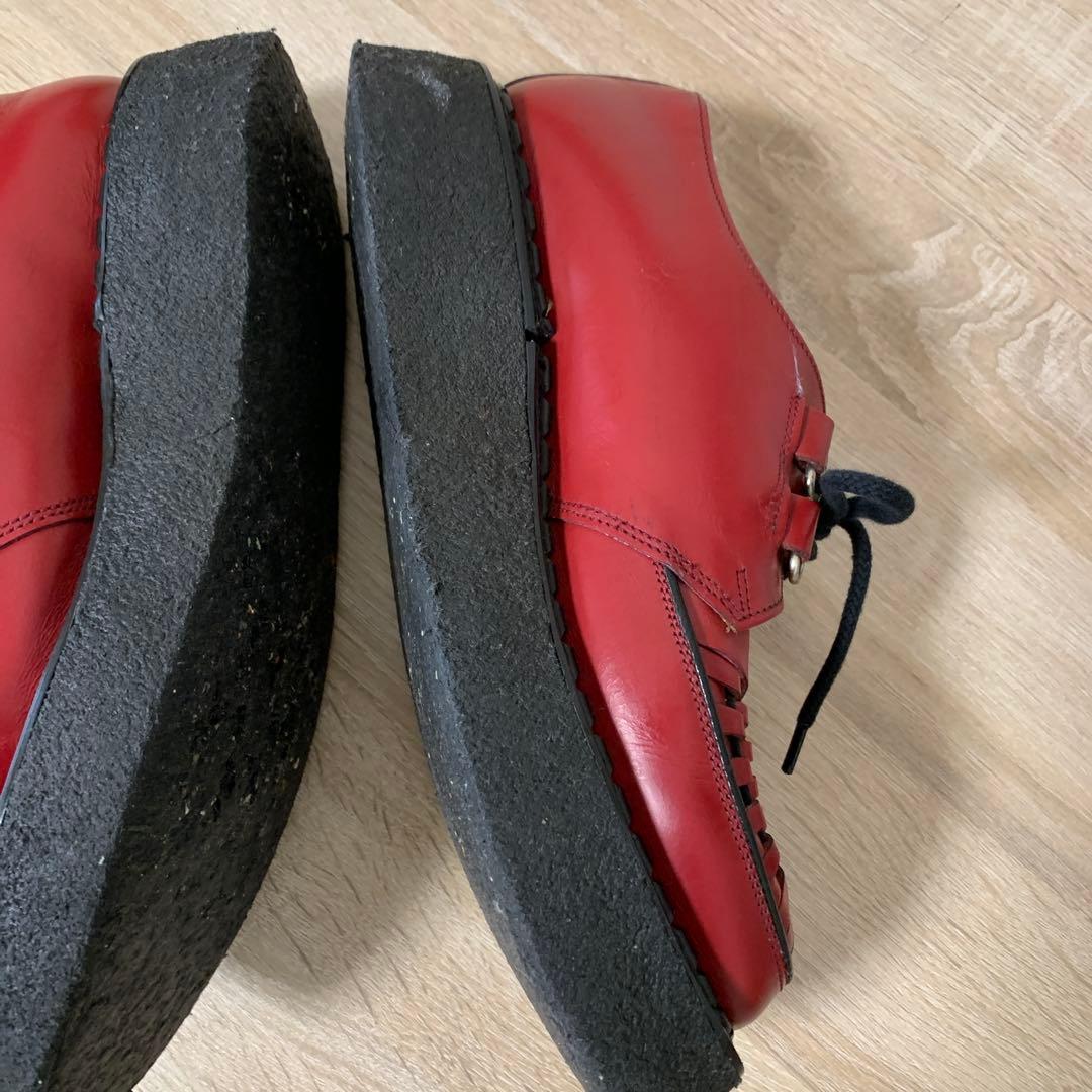 FKさん専用e coxラバーソール(UK8)レッドカラー(中古品)