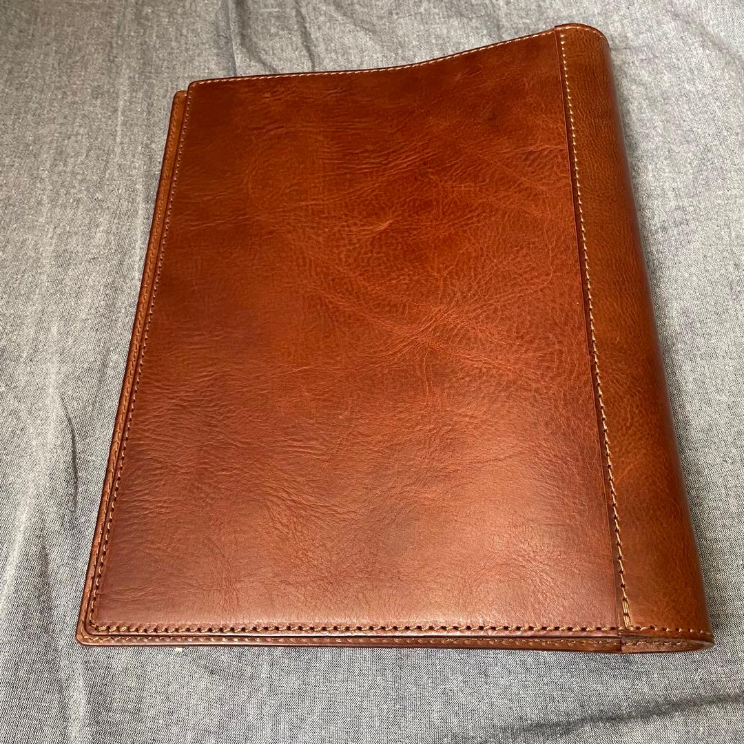 【新品】　ルーズリーフ a4 本革
