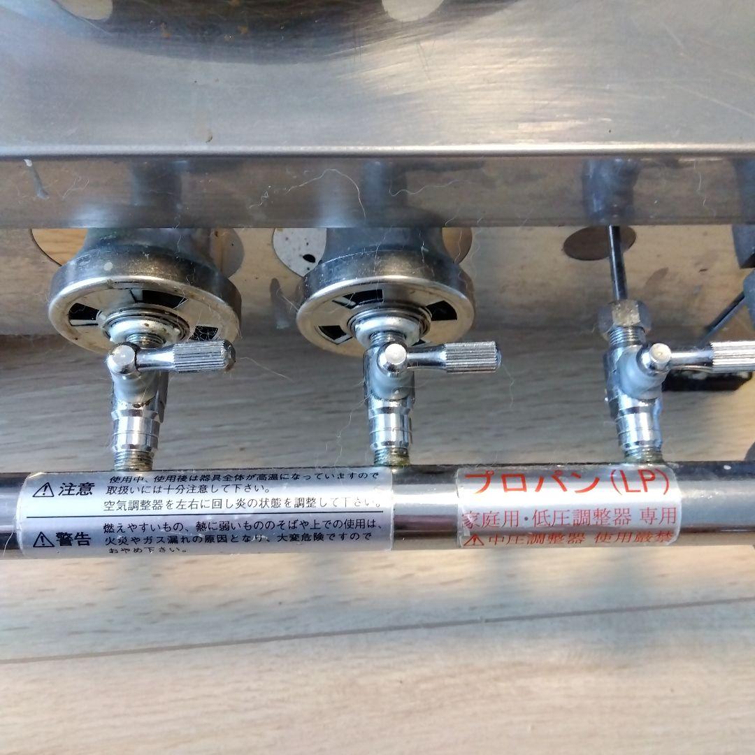 業務用 クレープ器 LPガス　種火付