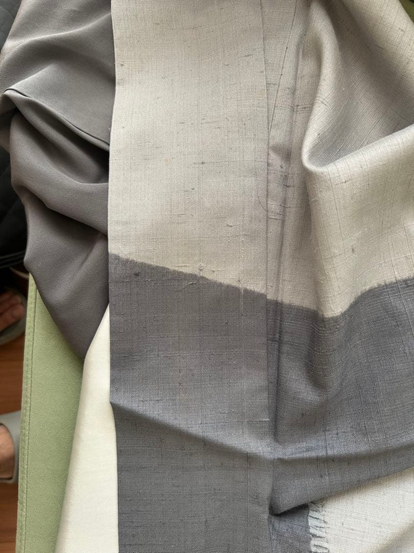 生紬　絞り　訪問着