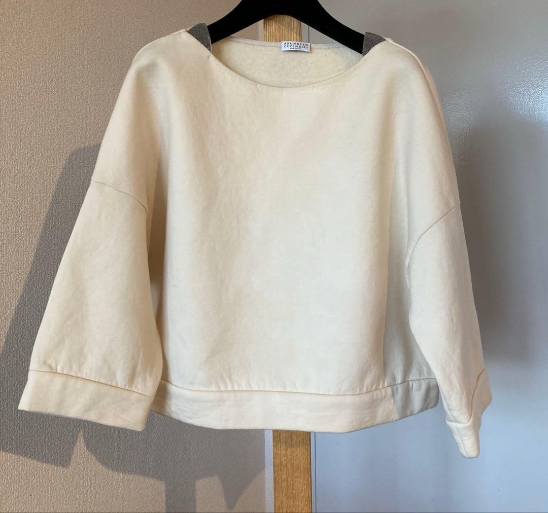 ブルネロクチネリ　カシミヤ　ウール　　モニーレ　厚手　暖かスウェット