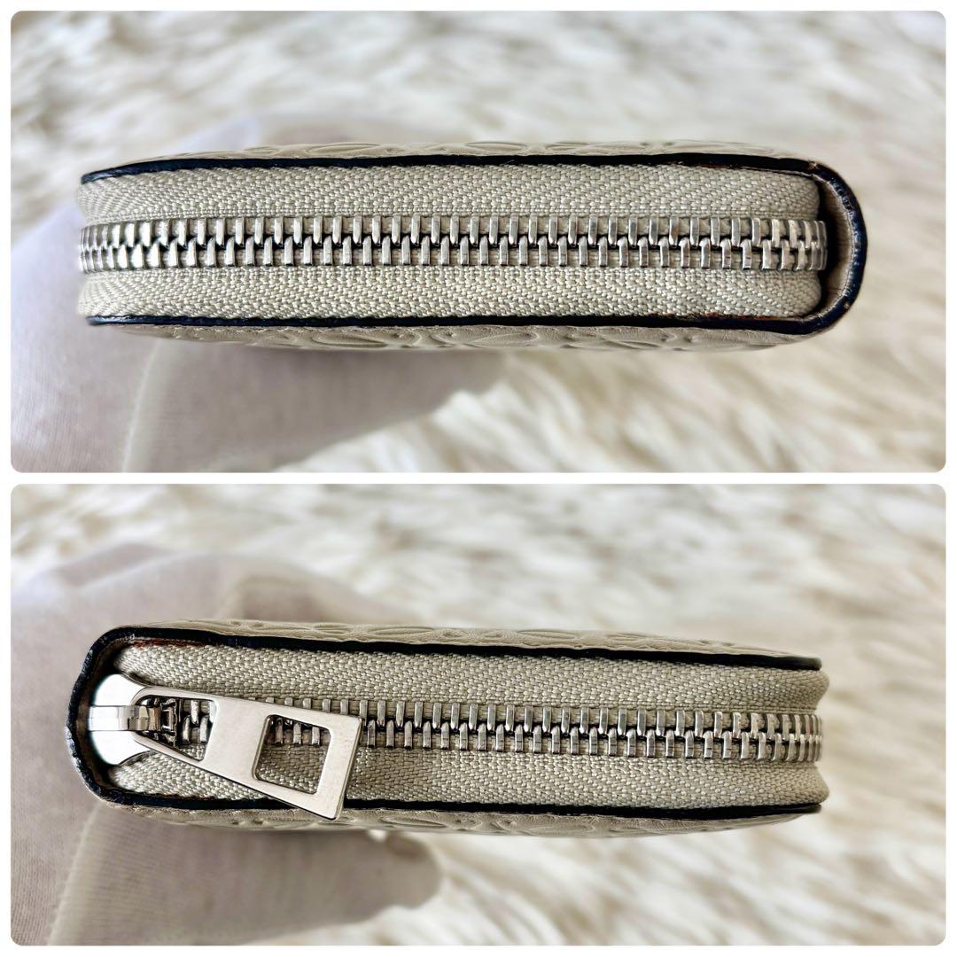 【美品✨】 LOEWE ロエベ 長財布 ラウンドファスナー リピート アナグラム