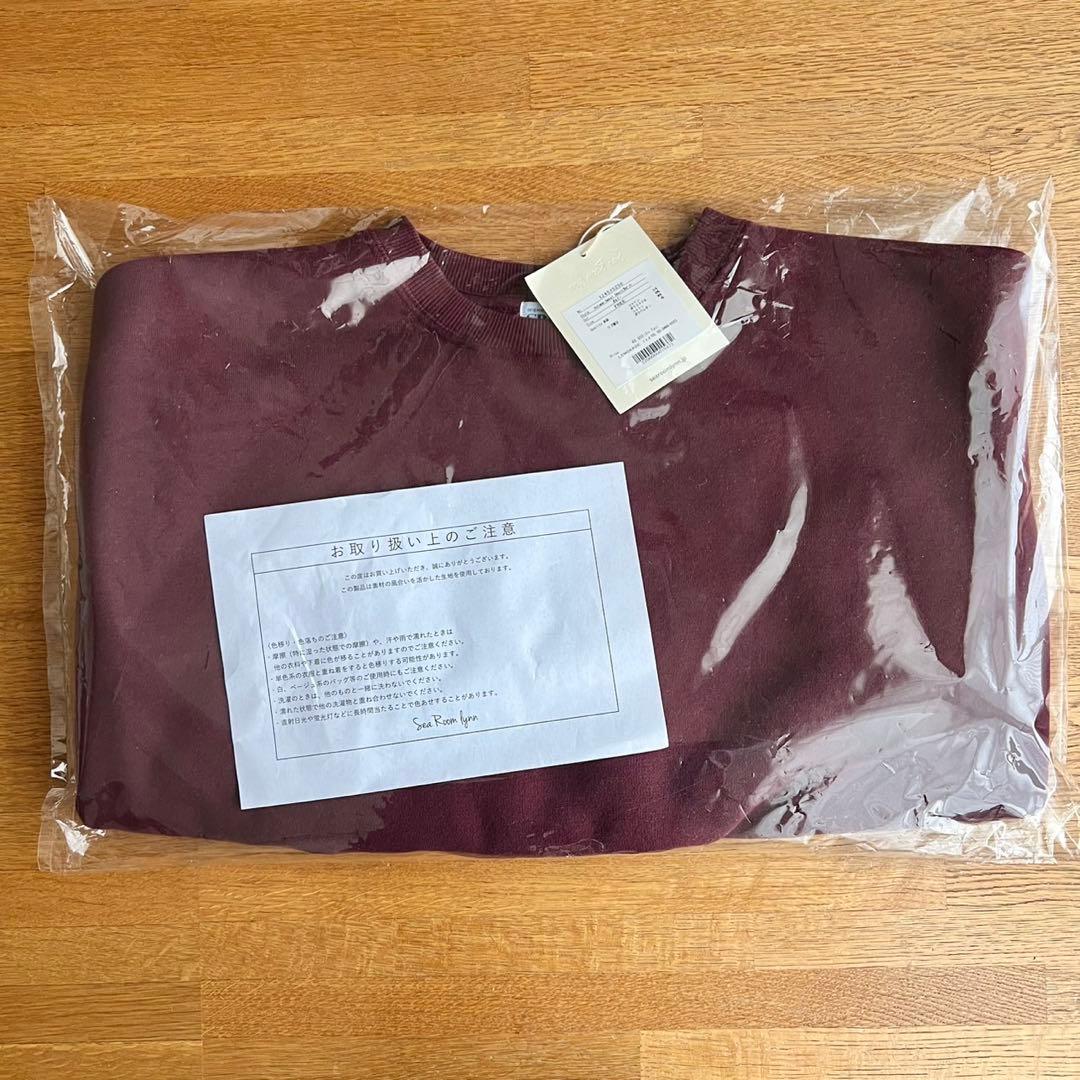 シールームリン Volume Sweat Shortプルオーバー ボルドー