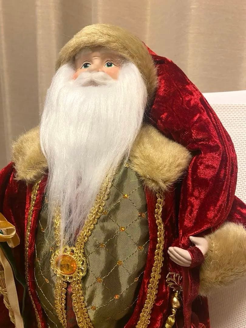 クリスマス☆赤いサンタクロースの人形