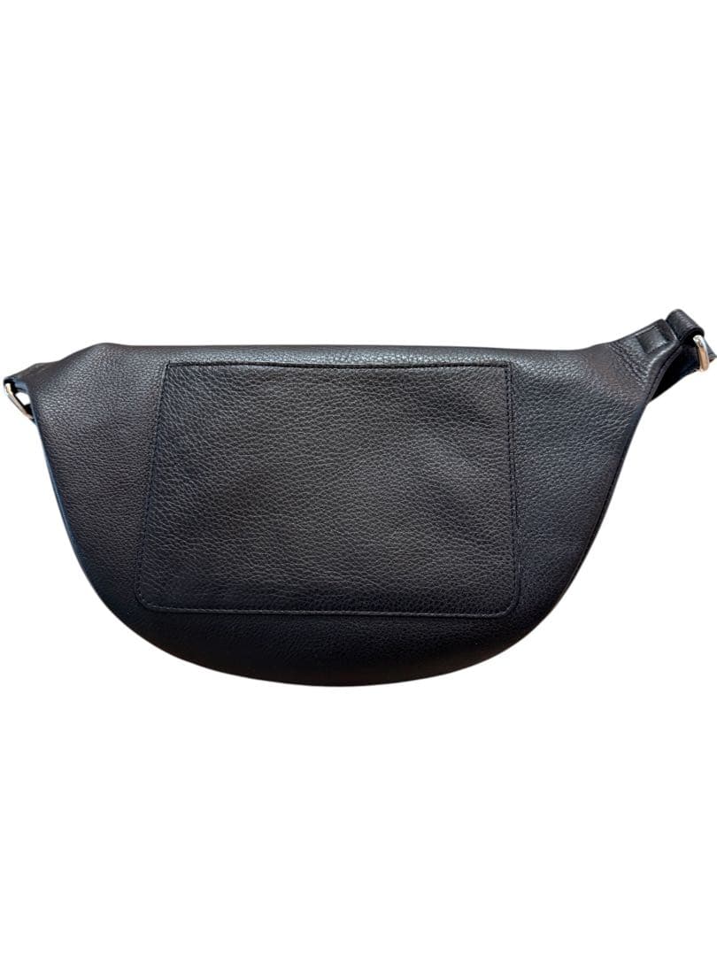 即購入可 ch!iii bag チーバッグ シュリンクレザー ボディバッグ 黒