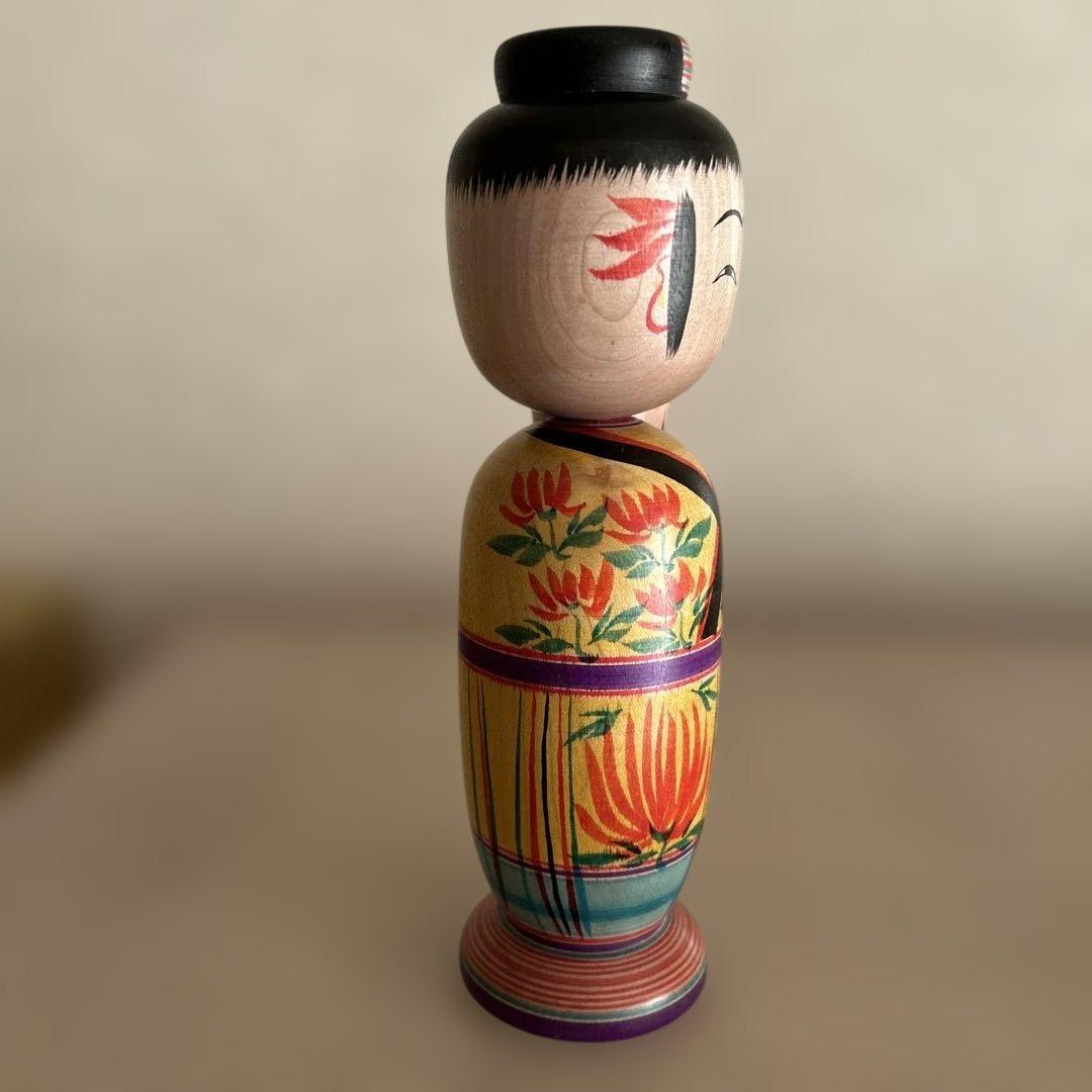 鈴木征一工人 【ガラ入り子守り】 こけし