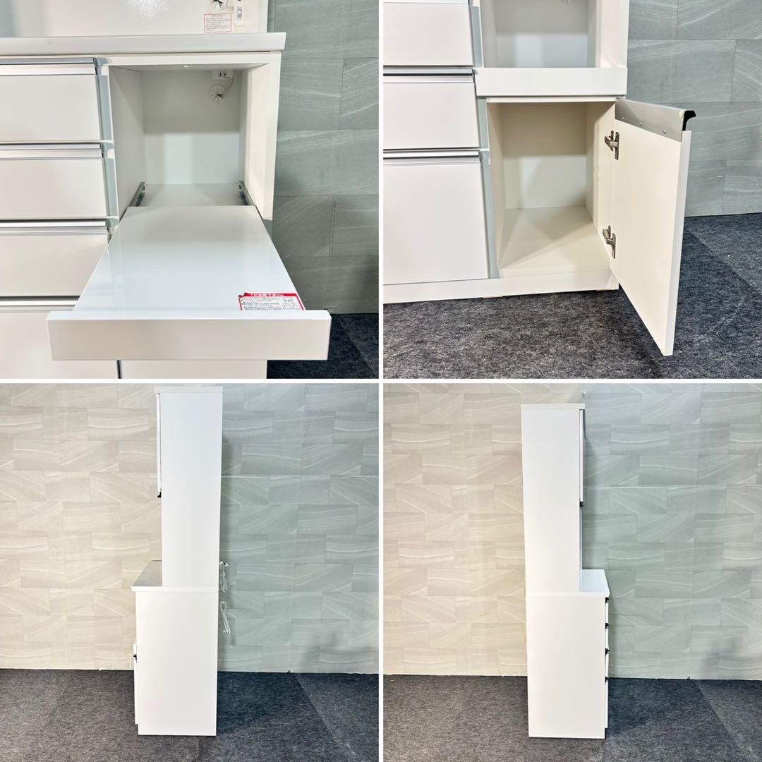 ニトリ 食器棚 レジューム90 幅90cm シンプル 家具 d5298