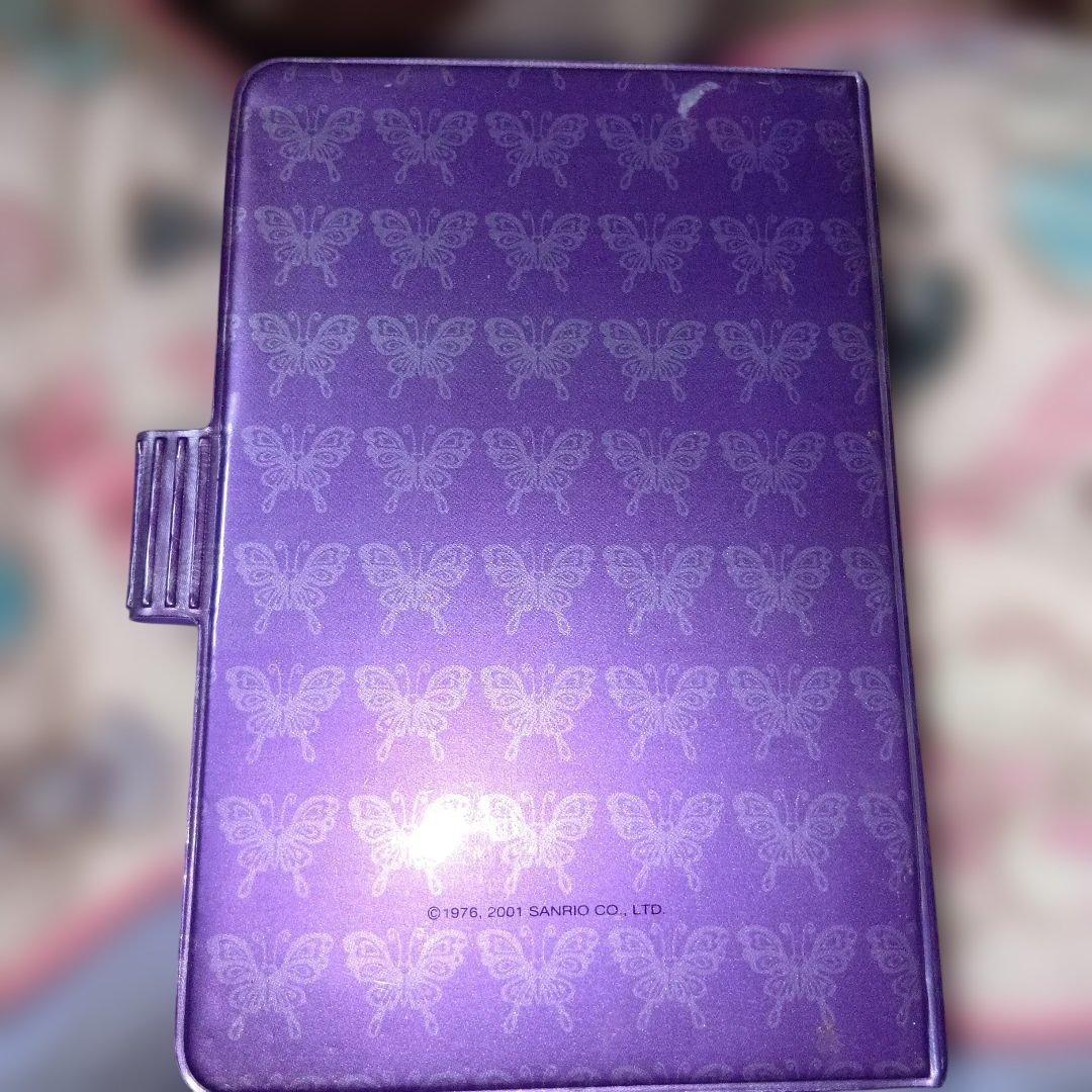 ハローキティ海外限定パープルバタフライ バインダー2001年6穴激レアシール帳