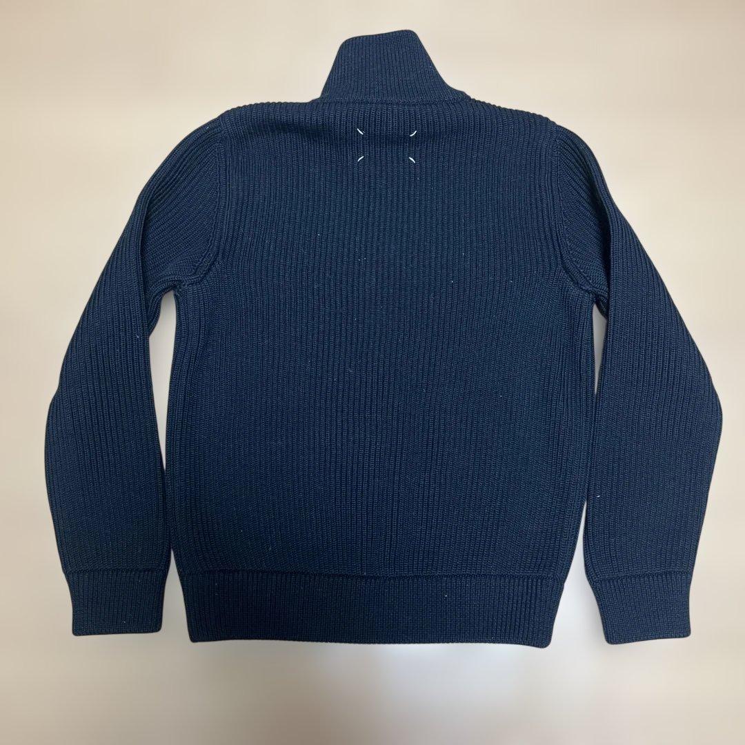 Y*読様 ほぼ新品 マルタン マルジェラ ⑭ドライバーズニット M 黒 スタッフ