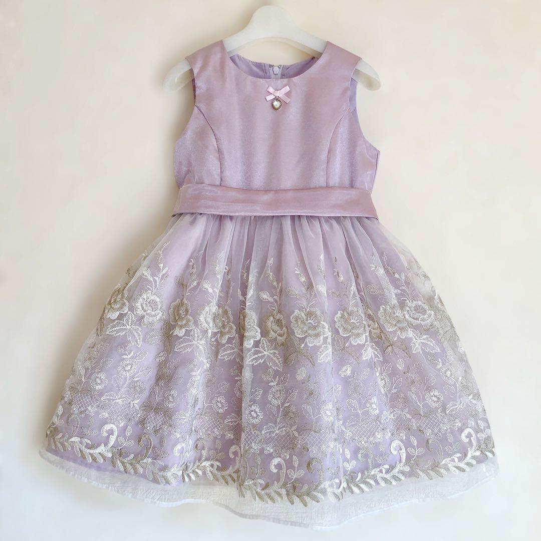 120size anyFAM ラベンダー 入学 卒園 女の子 フォーマル
