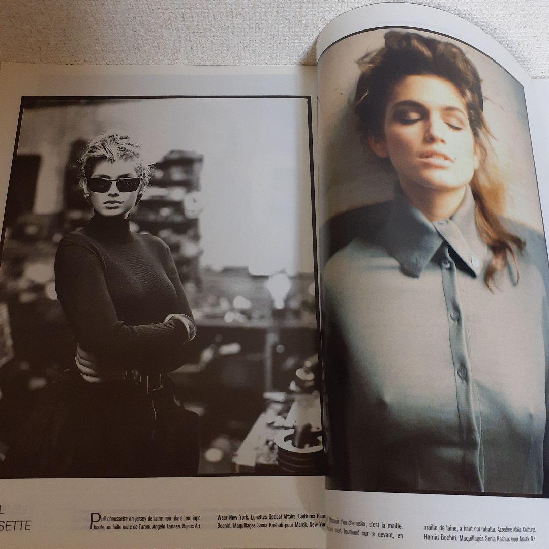 vogue paris1987 スーパーモデル LINDA 小冊子広告付き