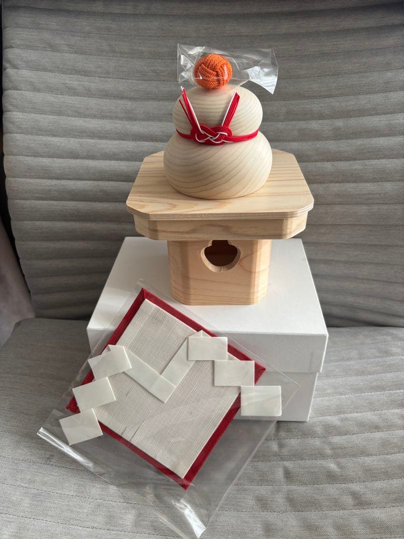 中川政七商店　木製　鏡餅　未使用