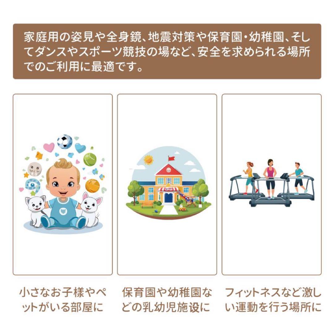 【新品】木 スタンドミラー 割れない 160×60cm 全身鏡 ウォールミラー