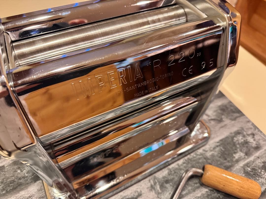 imperia インペリア・レストラン用　パスタマシン　R220 手動タイプ