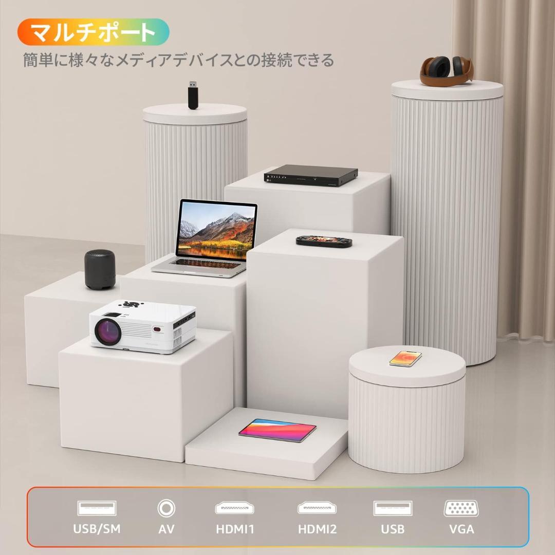 新品　小型家庭用　プロジェクター9000lmフルHD 4K 5G wifi対応