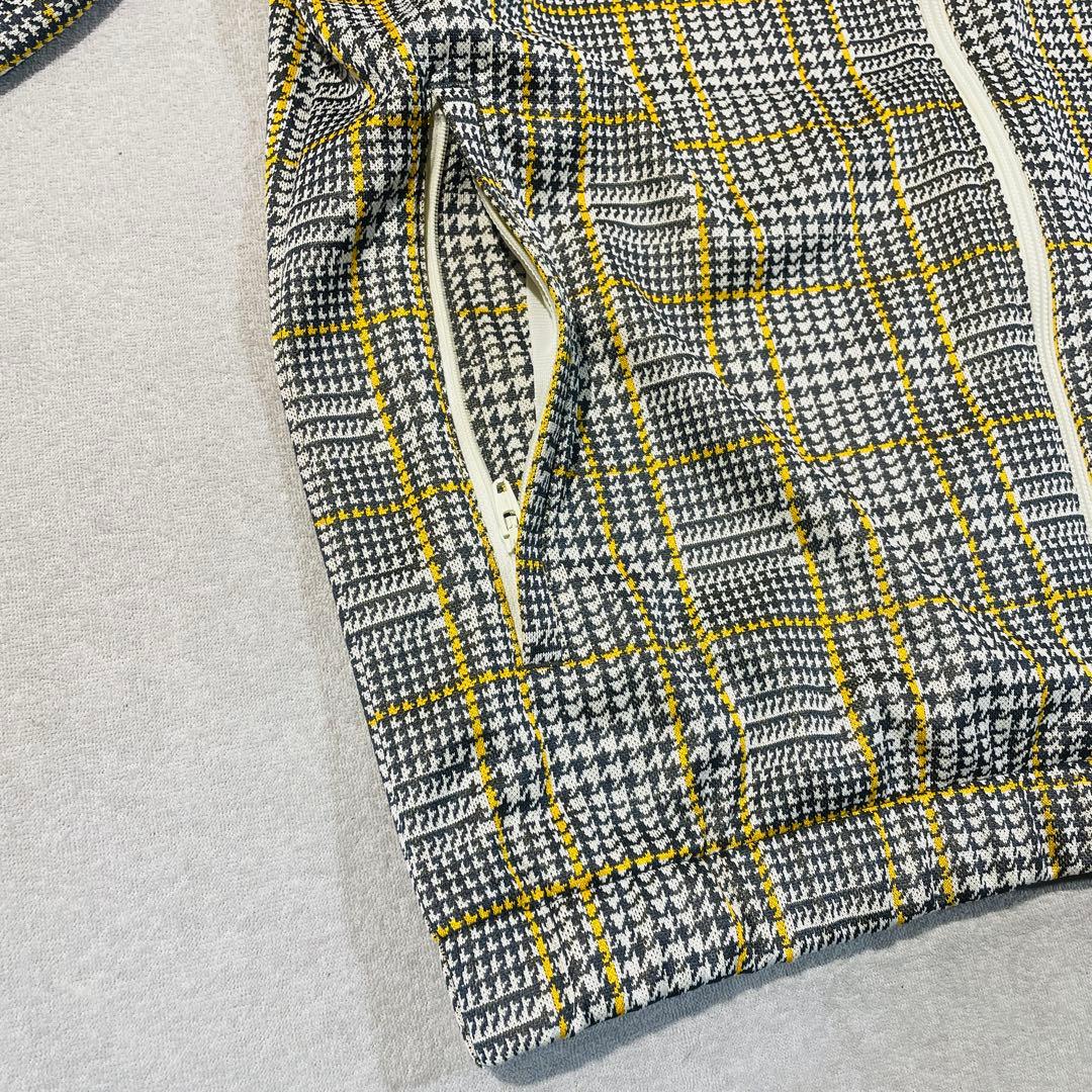 【極美品!】adidasオリジナルス千鳥格子 トラックジャケットLトレフォイル