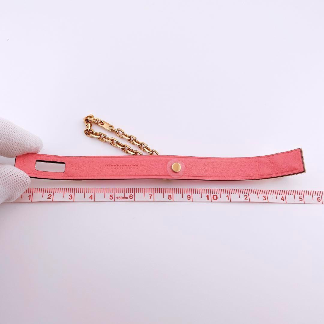 ★エルメス★ キーホルダー グローブホルダー ケリー ピンク系 レザー