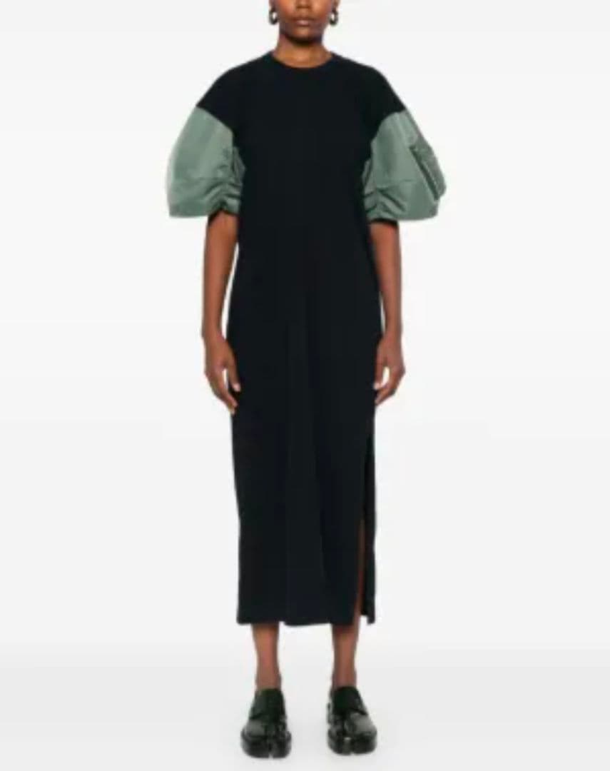 ビッケ SACAI Nylon Twill × CottonJersey