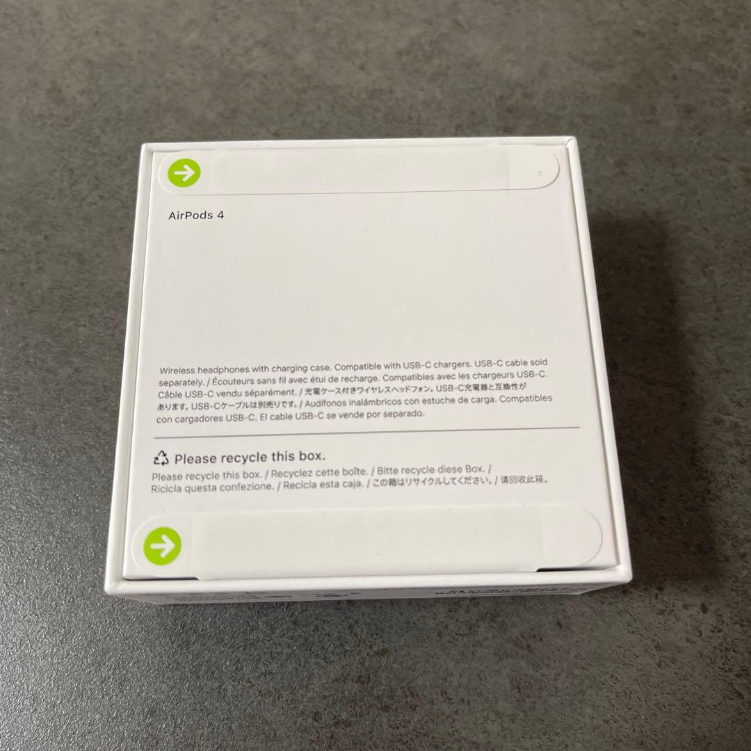【tamtam】Apple AirPods4 ノイキャン無し新品未開封